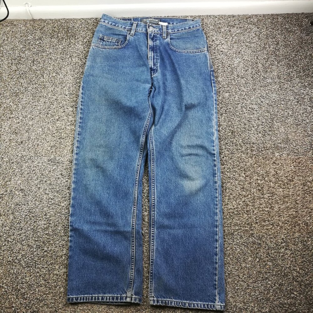 Vintage 2000 Levis SilverTab Jeans Loose Fit Straight Mens 30x30 Y2K